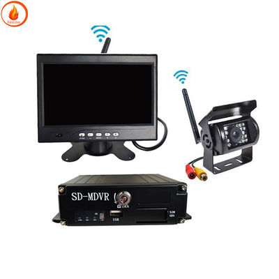 Камера наблюдения 24V 4G WIFI для автомобиля Ночное видение 7 дюймовый дисплей