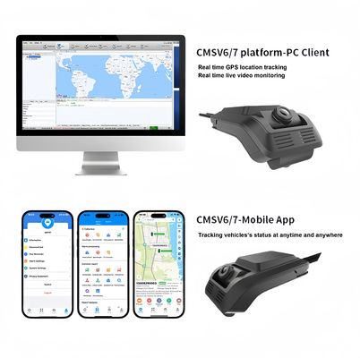 Передняя задняя камера для такси, Firecore HX-816 24H запись 4G WIFI G-SENSOR DMS ADAS BSD камера